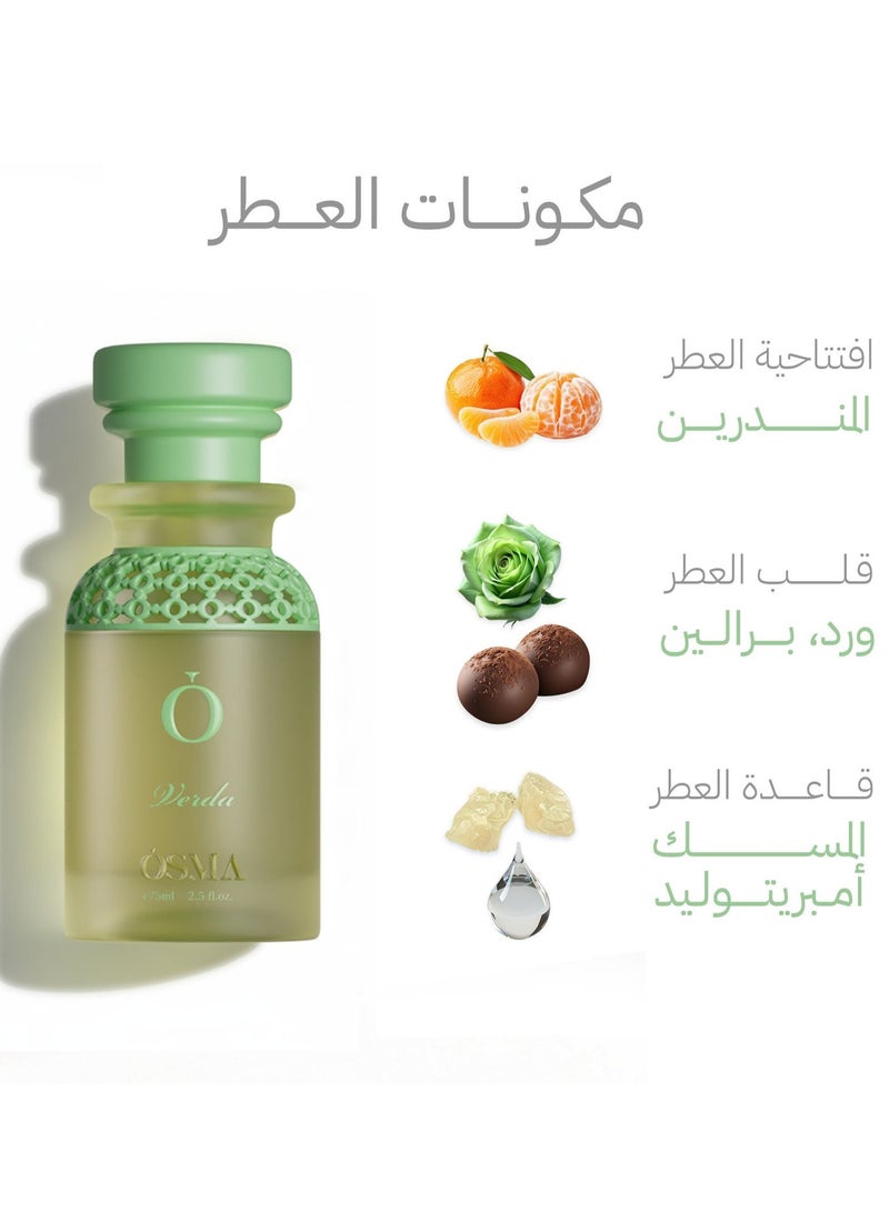 Osma Verda Perfume Mandarin & Bright Musk / 75 ml - Image 4